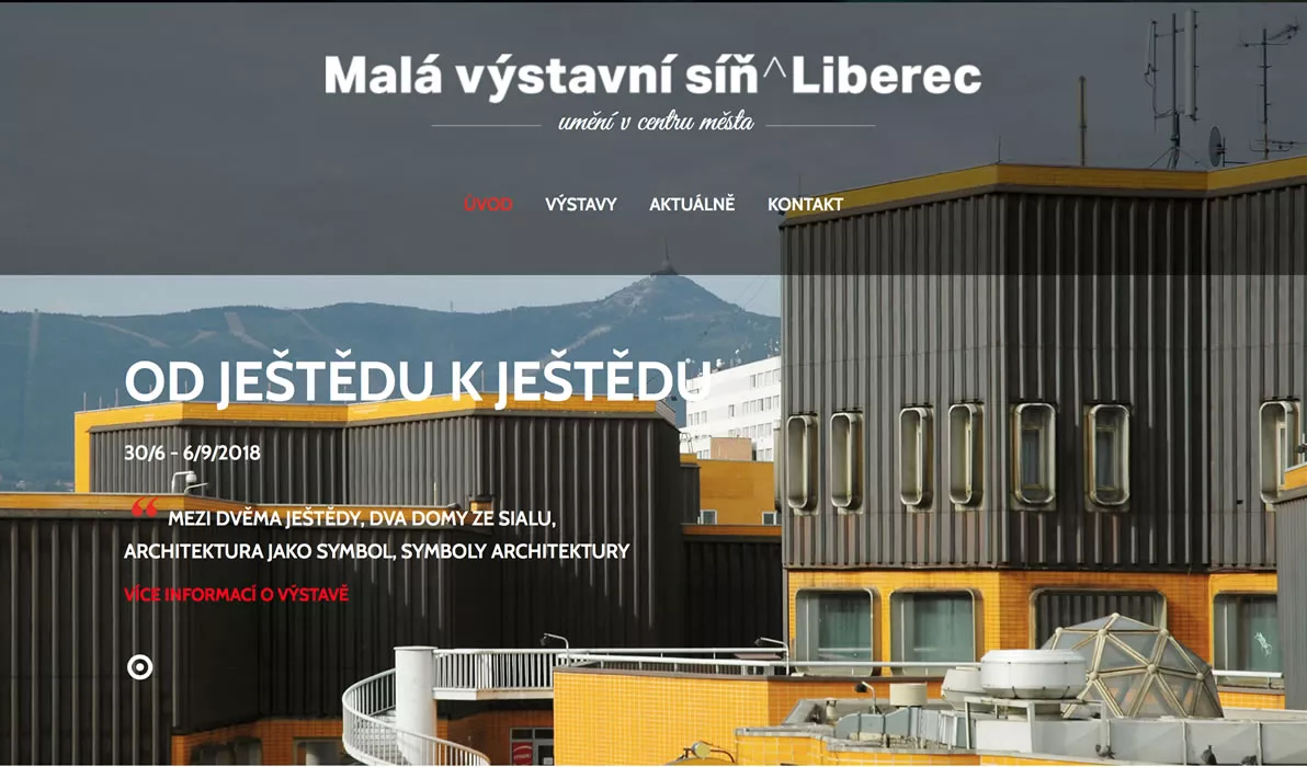 Prezentace Malé výstavní síně v Liberci na náměstí E. Beneše
